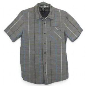 SHAUN WHITE  Short Sleeve Button Front Shirt Size Boys XL/TG (16)